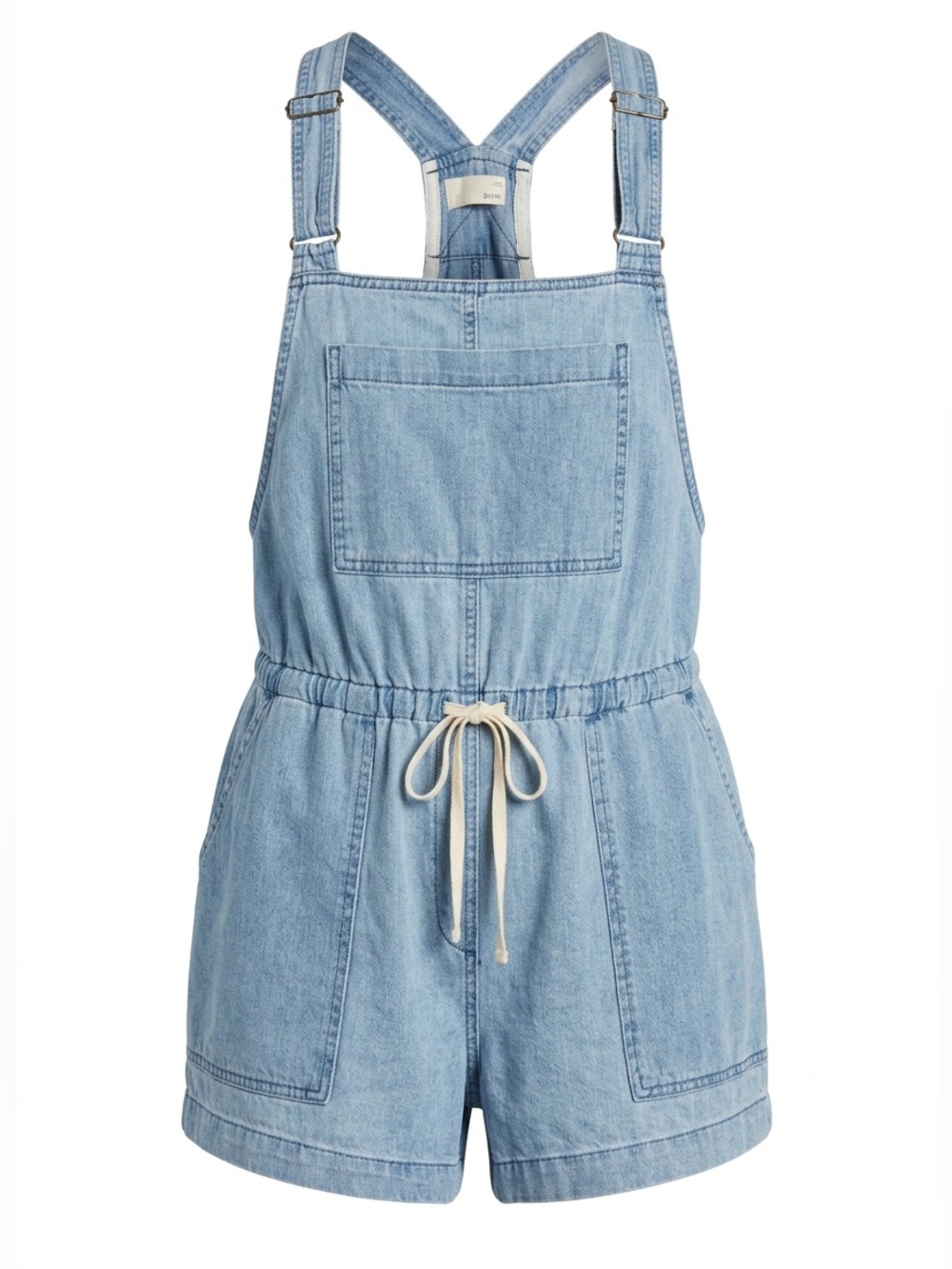 Wilfred Light Blue Denim Style Short Overalls